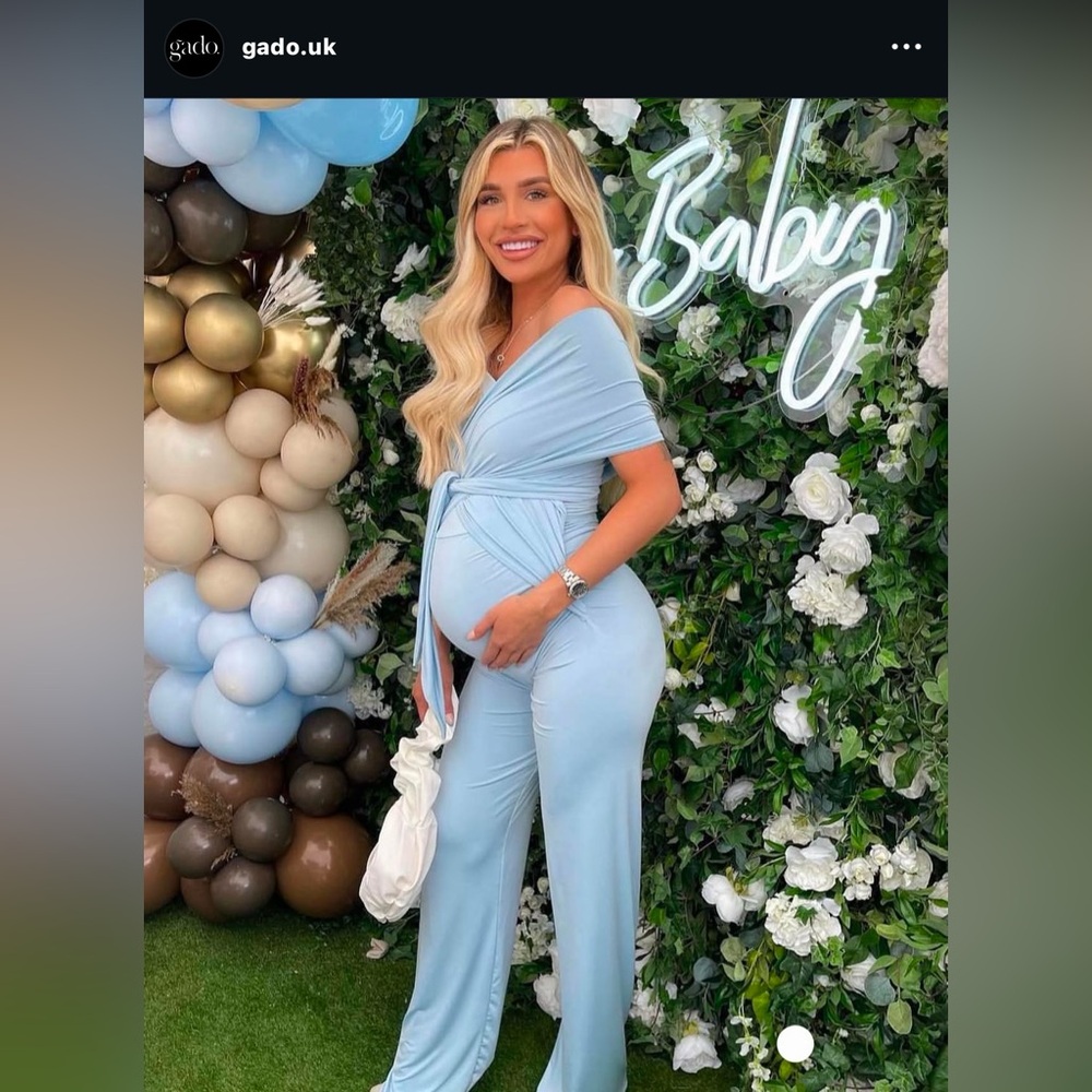 Gado UK Millie Multiway Jumpsuit Blue Size 12 maternity baby shower